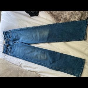Levi’s high-rise straight leg jeans